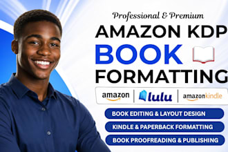 do book editing, ebook formatting, manuscript editing and amazon kdp formatting