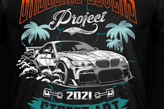 do streetwear t shirt logo design and graphic design