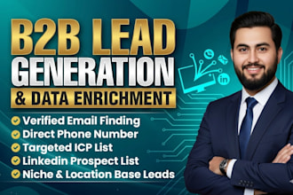 targeted b2b lead generation, email list, direct phone number, data enrichment