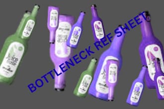 draw bottleneck ref sheet for you