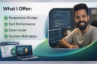 build a modern responsive full stack website using mern or nextjs