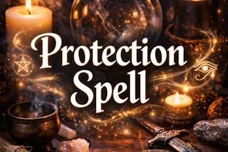 cast a powerful protection spell to shield your energy