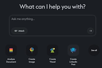 create an ai native software for you