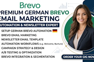 setup greman brevo automation brevo email marketing newsletter email template