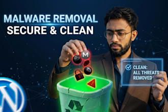 clean full server or any website malware and setup security