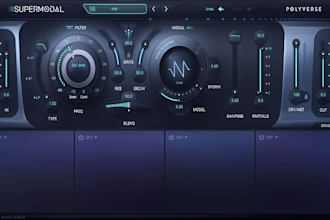design a fully functional graphic user interface for vst, au, aax plugins