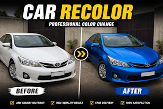 anythings color change, recolor, pattern change, color correction in photoshop