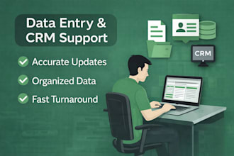 do accurate data entry and CRM updates