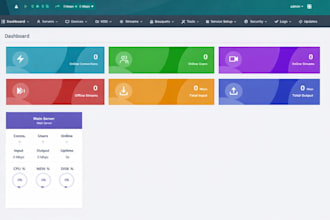 build and configures a stable xui one server, xtreamui, API integration, SSL
