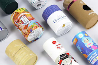 design creative product packaging, supplement box and tube packaging
