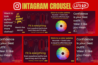 design engaging social media carousel posts and carousel ads
