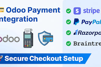 integrate payment gateways in odoo website and erp