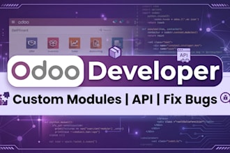 develop and customize odoo modules professionally