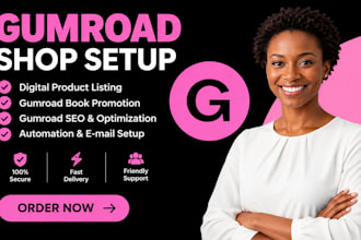 setup gumroad store, upload digital products, optimize product listings, gumroad