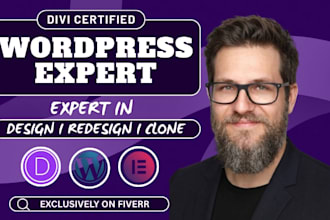 build a high performance divi wordpress website with custom UI and dsgvo safety