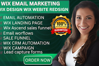 setup wix ascend sale funnel lead capture form and automation