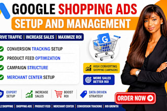 setup and optimize google shopping ads and performance max campaigns