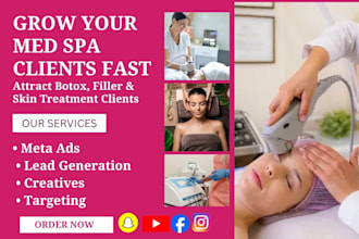 get high paying clients for med spa and aesthetic clinics with meta ads