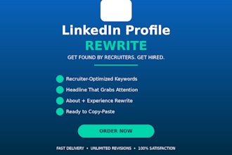rewrite your linkedin profile to attract recruiters