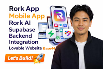 rork app mobile app rork ai supabase backend integration lovable website base44