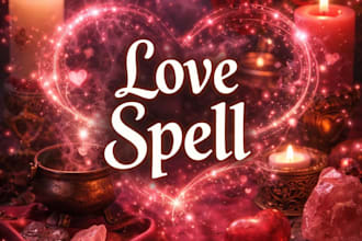 cast a powerful love spell to attract love, romance, etc