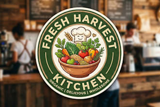 design restaurant, pizza, bbq, food logo, and food truck design