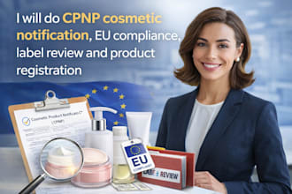 do cpnp scpn cosmetic product notification, eu UK compliance and label review