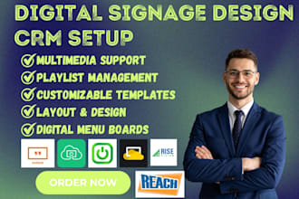 setup digital signage yodeck optisigns reach trudigital screencloud rise vision