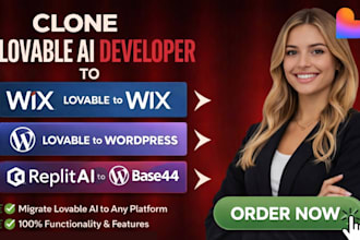 lovable to wix, lovable to wordpress, clone lovable ai dev base44 replit ai n8n