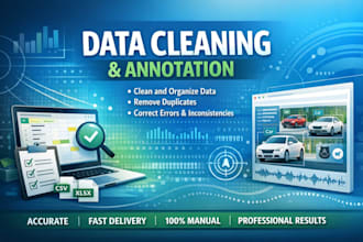 ai data annotation, cleaning and transcript correction
