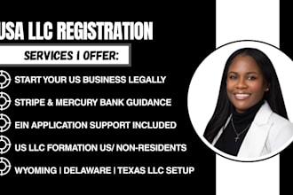 form your US llc, llc formation, llc creation obtain ein for US and non resident