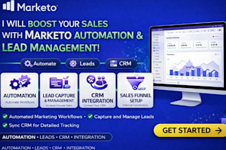 setup marketo automation lead management and CRM integration for business growth