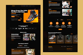 build a responsive custom website for product sales or business presentation