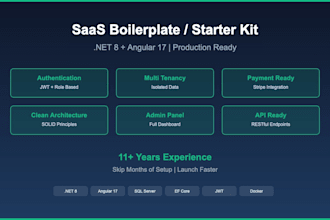 provide a multi tenant saas starter kit with nestjs and angular