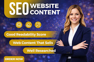 be your SEO website content writer for website copywriting