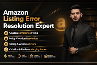 fix amazon listing errors, suppressed items, variation and flat file issues
