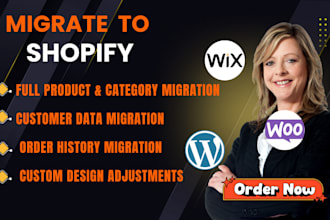 migrate wix to shopify wordprss to shopify migrate woocommerce