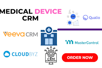 setup veeva vault cloudbyz crm medical device and medtech healthcare workflow