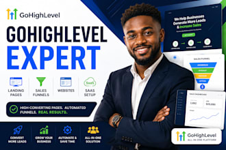 gohighlevel landing page go highlevel sales funnel go high level website saas