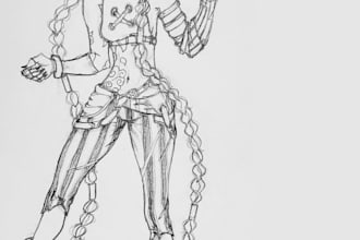 draw a full character for you