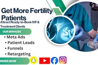 get high paying ivf patient clinic and  fertility clinic clients using meta ads