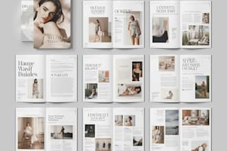 design product catalog, product booklet, catalog design
