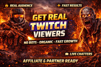 twitch channel promotion twitch affiliate twitch partner live viewers twitch SEO