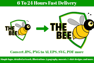 professionally vectorize, logo vector redraw in high quality