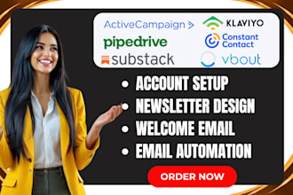 setup your substack pipedrive vbout active campaign newsletter, email automation