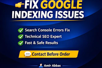 solve google indexing errors and improve SEO
