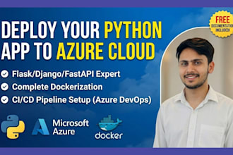 deploy your flask, django, or fastapi app on azure with docker and cicd