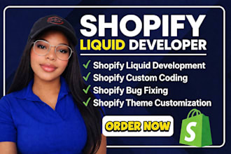 develop custom shopify themes and expert shopify liquid coding