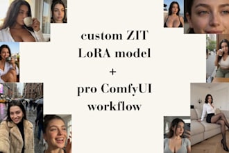 train a custom z image lora model and pro comfyui workflow