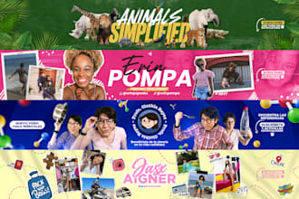 design a stunning youtube banner